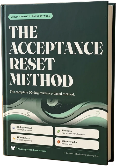 The Acceptance Reset Method — the complete 212-page anxiety & panic recovery program